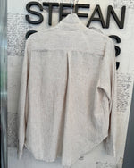 CLEDOR-STRIPES SHIRT BEIGE