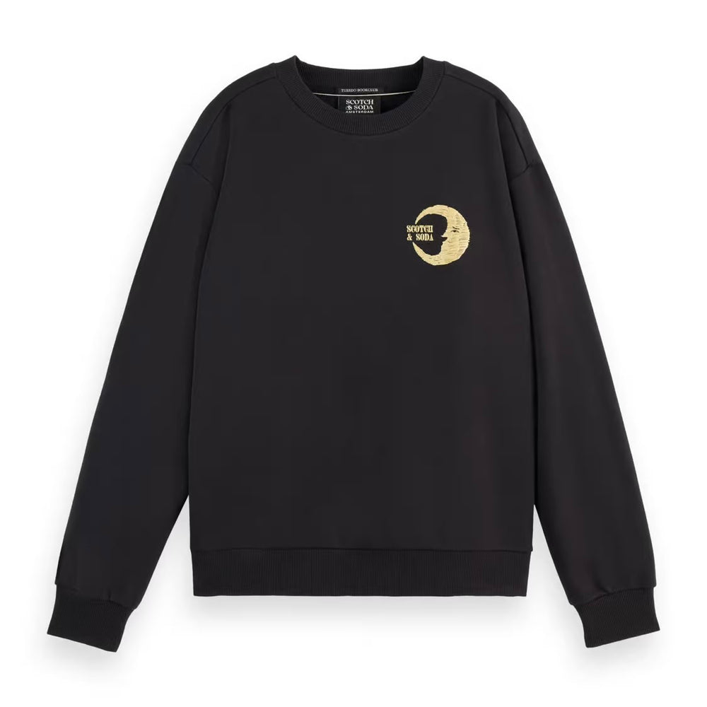 SCOTCH & SODA-Check Out Anytime Relaxed Fit Sweatshirt