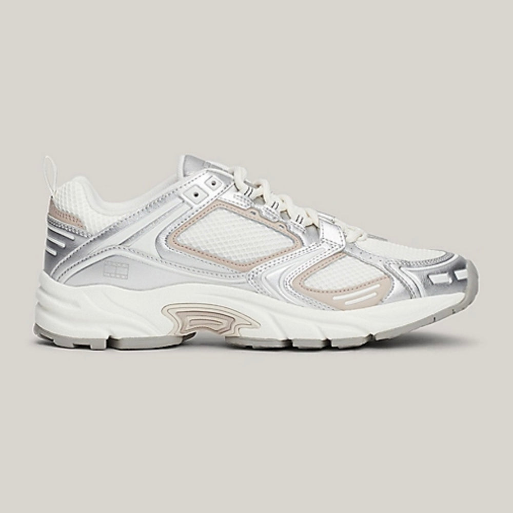 TOMMY HILFIGER-METALLIC RUNNER TRAINERS