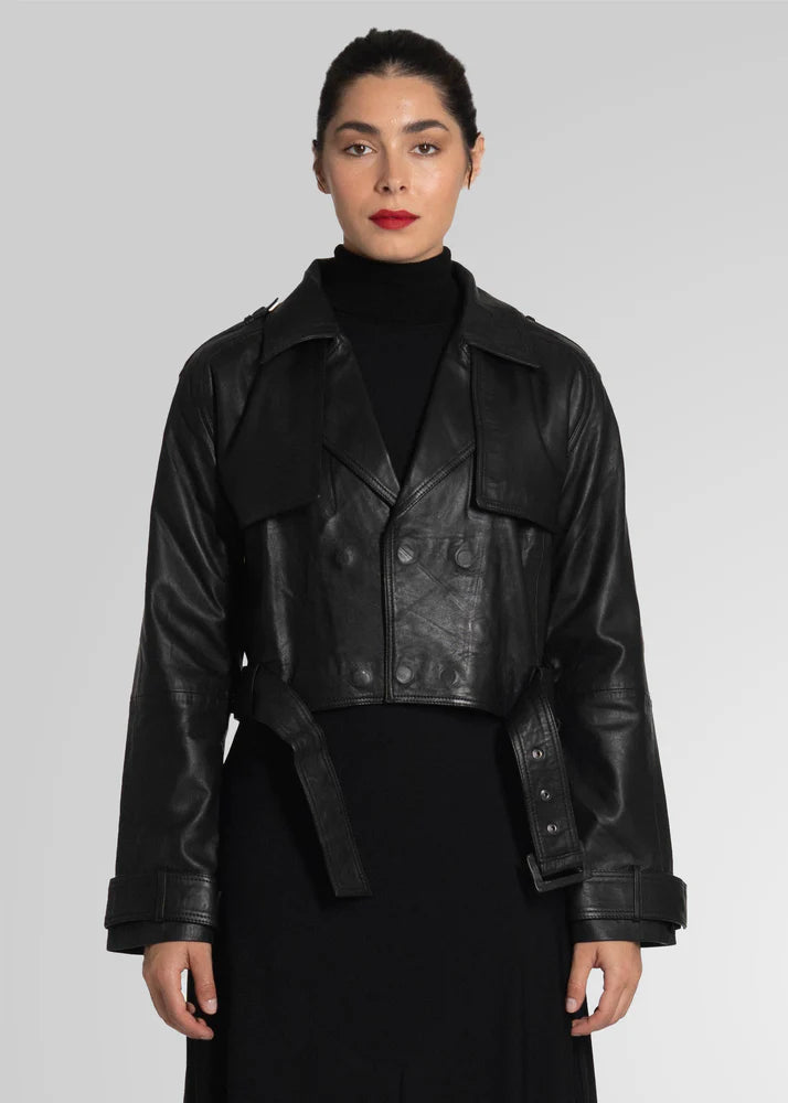 AMAPELLE-ROMIE - CROPPED TRENCH BIKER