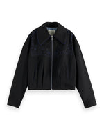 SCOTCH&SODA-EMBROIDERED BOMBER JACKET