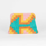 YUCATAN CLUTCH MULTICOLOR YELLOW