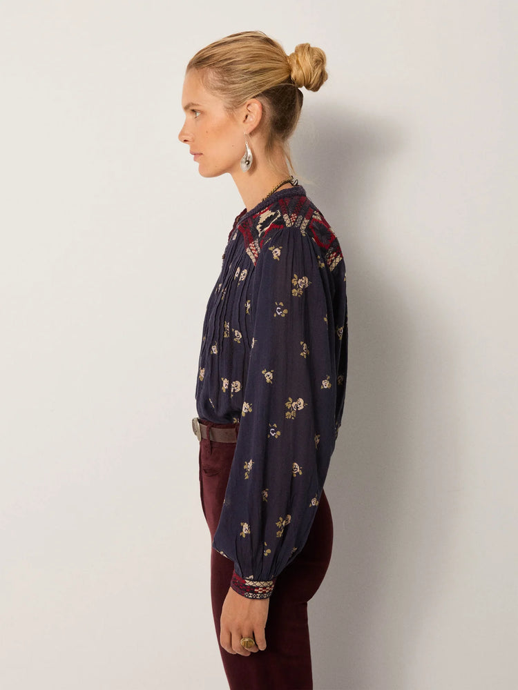 MAISON HOTEL-Milla Blouse - Vagator Marino