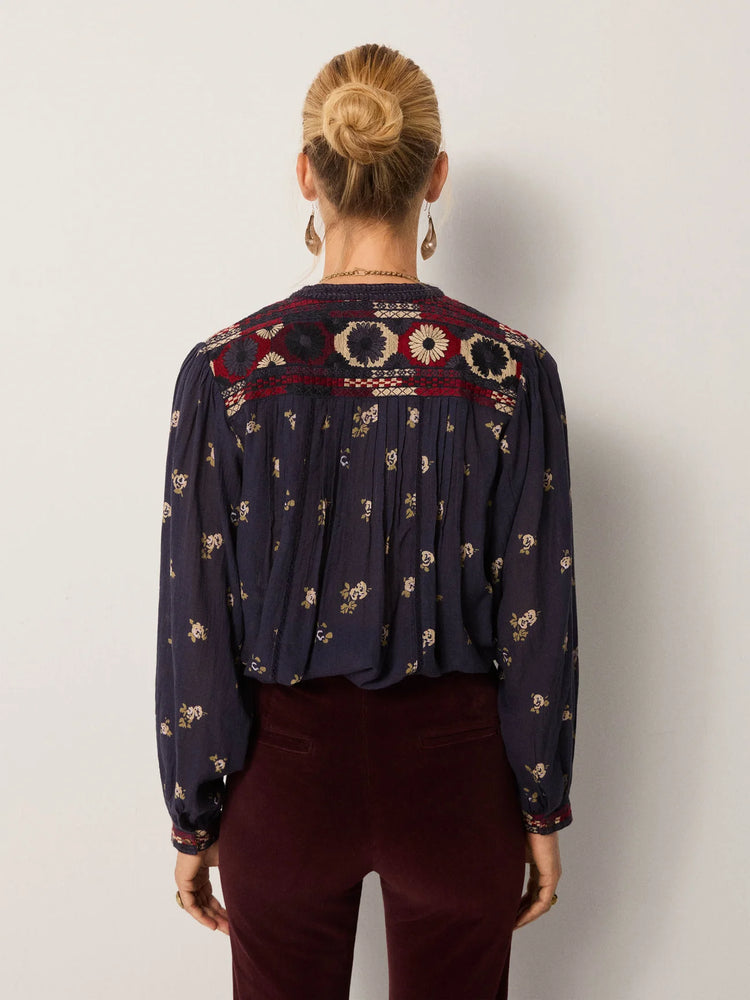 MAISON HOTEL-Milla Blouse - Vagator Marino