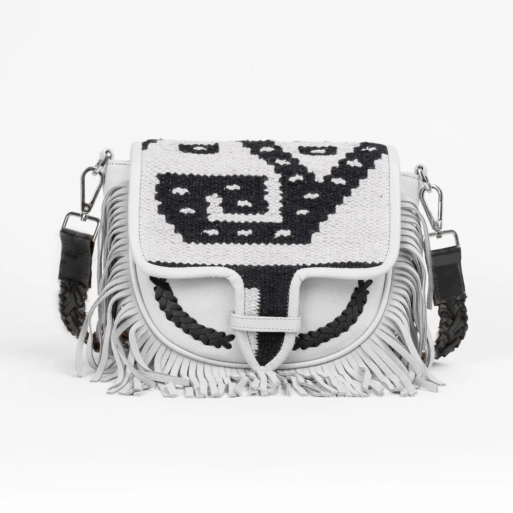 MEDELLIN BLACK& WHITE SHOULDER BAG