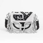 MEDELLIN BLACK& WHITE SHOULDER BAG