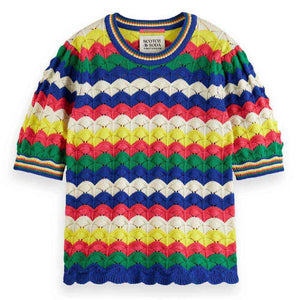 SCOTCH & SODA -Scotch & Soda Wave Stitch Sweater