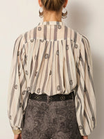 MAISON HOTEL-Perla Blouse - Ivory Paisley