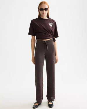 SCOTCH&SODA-METALLIC POINTELLE TROUSER