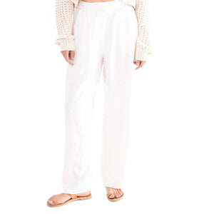 DESERT QUEEN-ada pleat pant white