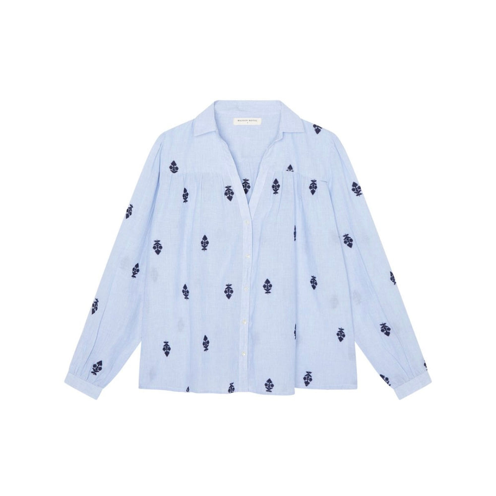 MAISON HOTEL-Marianne Blouse - Light Oxford