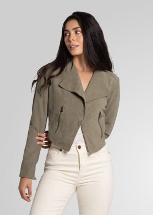 BOD&CHRISTENSEN-ADRIAN - CROPPED SUEDE JACKET