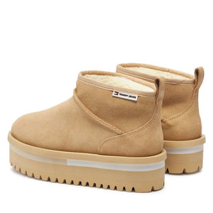 TOMMY HILFIGER- suede flatform