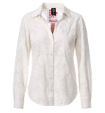 WHITE & VANILLA Embroidery shirt